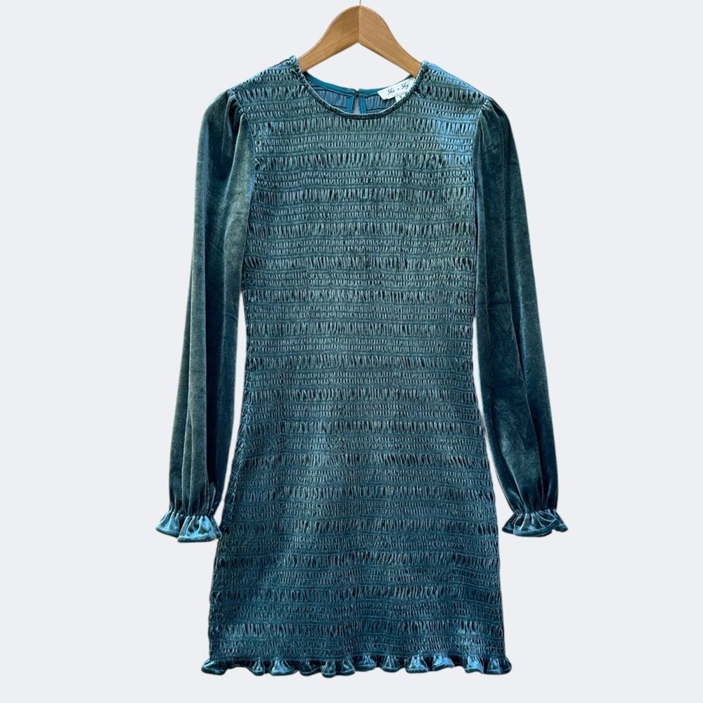 🎉5 for $45🎉 She sky velvet dress size S